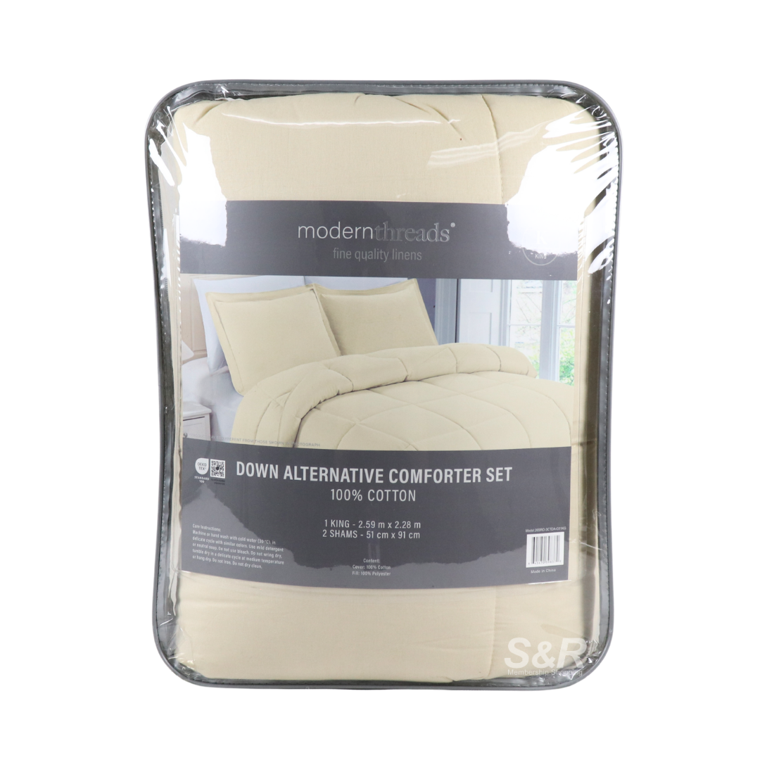 Modern Threads 3-piece Beige Comforter Set King Size